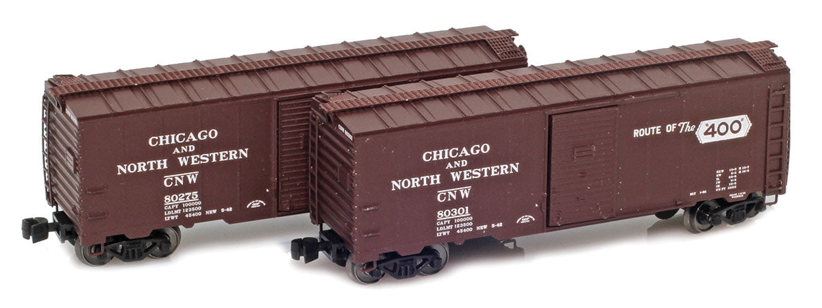 915402-1 Modified 1937 40´ AAR Box Car | C&NW 80275, 80301
