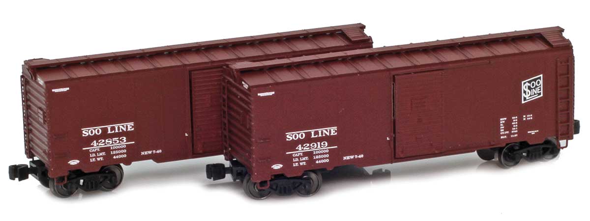 915409-1 Modified 1937 40´ AAR Box Car | SOO 42853, 42919