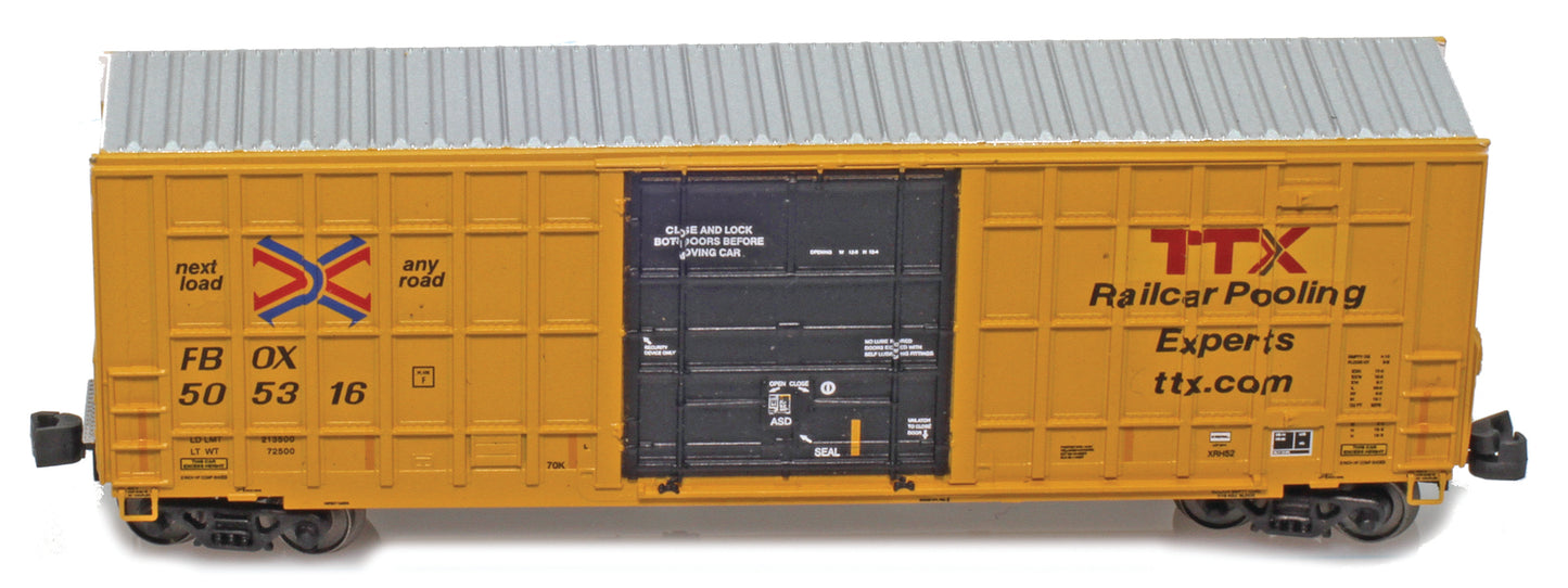 905601-1 Trinity (NSC) 50´ FBOX Box Car | TTX New logo 505244