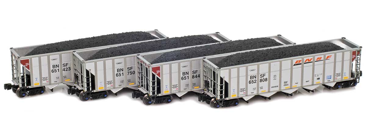 915701-1 Autoflood III Hopper | BNSF Swoosh 651423, 651750, 651844, 652808