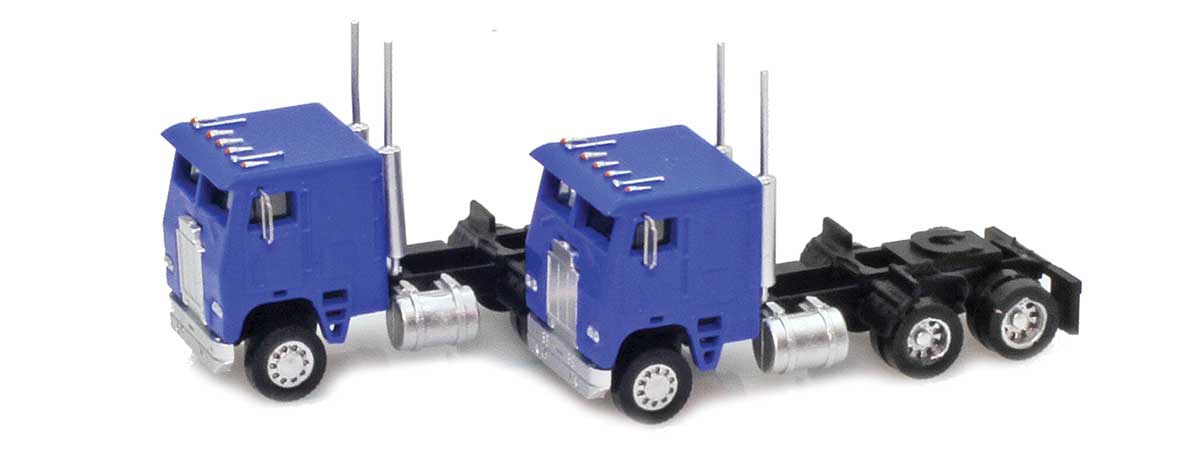 96205 Cab-Over Truck with Crew Cab | Blue
