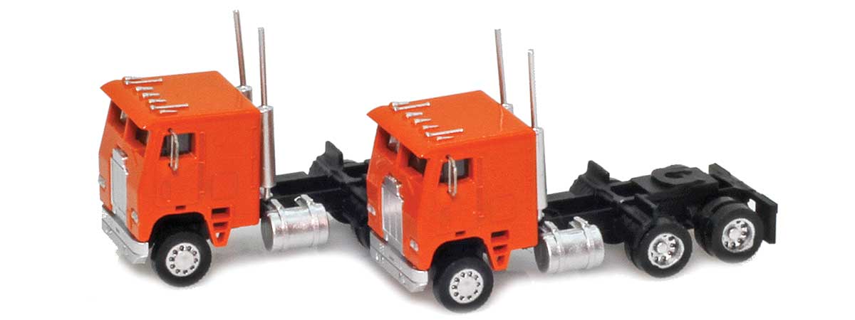 96207 Cab-Over Truck with Crew Cab | Orange