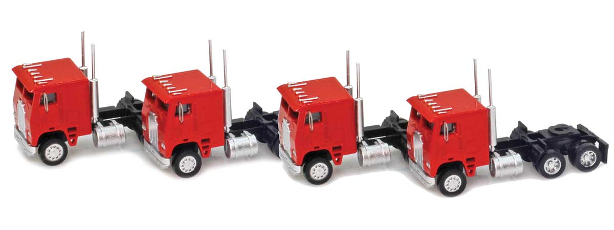 96222 Cab-Over Truck with Crew Cab | Red