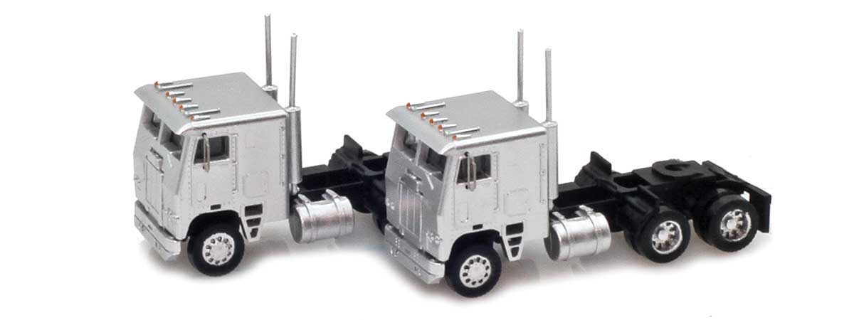 96204 Cab-Over Truck with Crew Cab | Silver