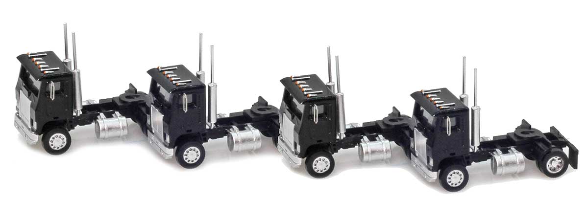 96123 Cab-Over Truck | Black