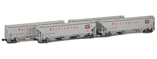 90930-1 PS2 CD 4750 Covered Hopper | CB&Q 184608, 184623, 184946, 184949