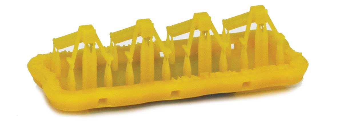 99004-1 Accessories | 4 yellow track bumpers