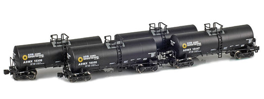 903803-1 17600 Gallon Tank Car (4 pack) | ADMX 16055, 16072, 15309, 15447