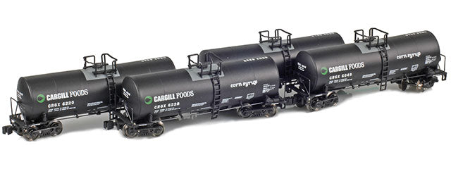 903805-1 17600 Gallon Tank Car (4 pack) | CRGX 6049, 6213, 6220, 6228