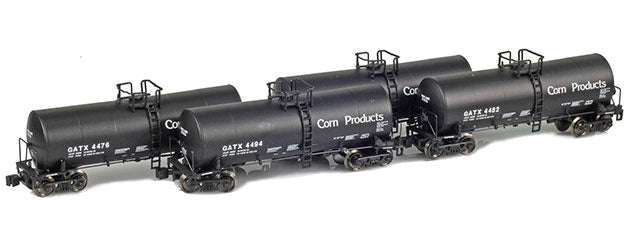 903808-1 17600 Gallon Tank Car (4 pack) | GATX 4476, 4494, 4482, 4470