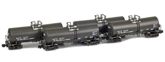 903811-1 17600 Gallon Tank Car (4 pack) | GATX 73124, 73127, 73129, 73154