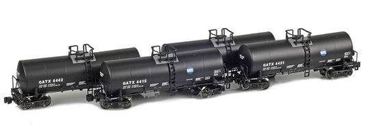 903813-1 17600 Gallon Tank Car (4 pack) | GATX 4415, 4424, 4442, 4451