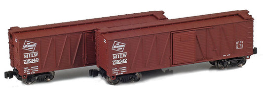 903172-1 40´ Outside Braced Boxcar | Milwaukee 715340, 715342