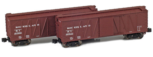 903179-1 40´ Outside Braced Boxcar | Rock Island 157633, 157640