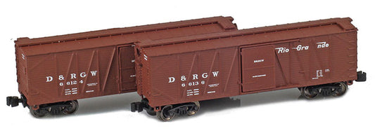 903181-1 40´ Outside Braced Boxcar | D&RGW 66124, 66136