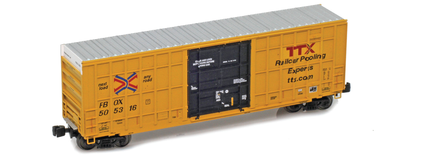 905601-1 Trinity (NSC) 50´ FBOX Box Car | TTX New logo 505244