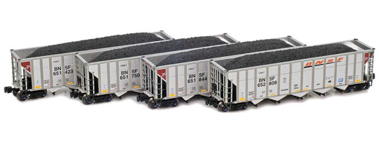 915701-1 Autoflood III Hopper | BNSF Swoosh  651423, 651750, 651844, 652808