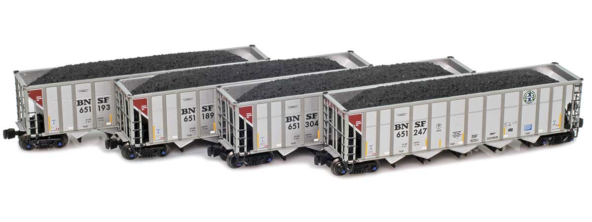 915702-2 Autoflood III Hopper | BNSF Circle 651069, 651126, 651171, 651184