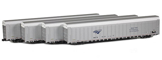 904100-4 Auto Train Autorack 4 pack | Amtrak AMTK 9222, 9231, 9245, 9248