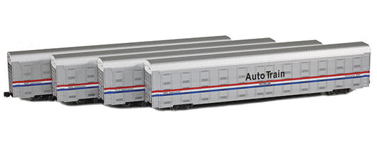 904101-1 AutoTrain Auto Rack 4 pack | Amtrak® AMTK 9092, 9114, 9116, 9122