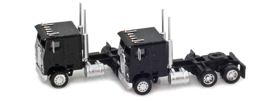 96203 Cab-Over Truck with Crew Cab | Black