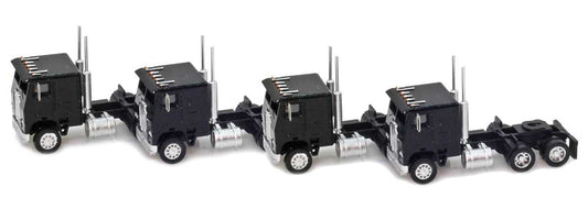 96223 Cab-Over Truck with Crew Cab | Black