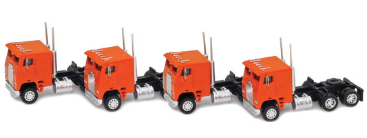 96227 Cab-Over Truck with Crew Cab | Orange