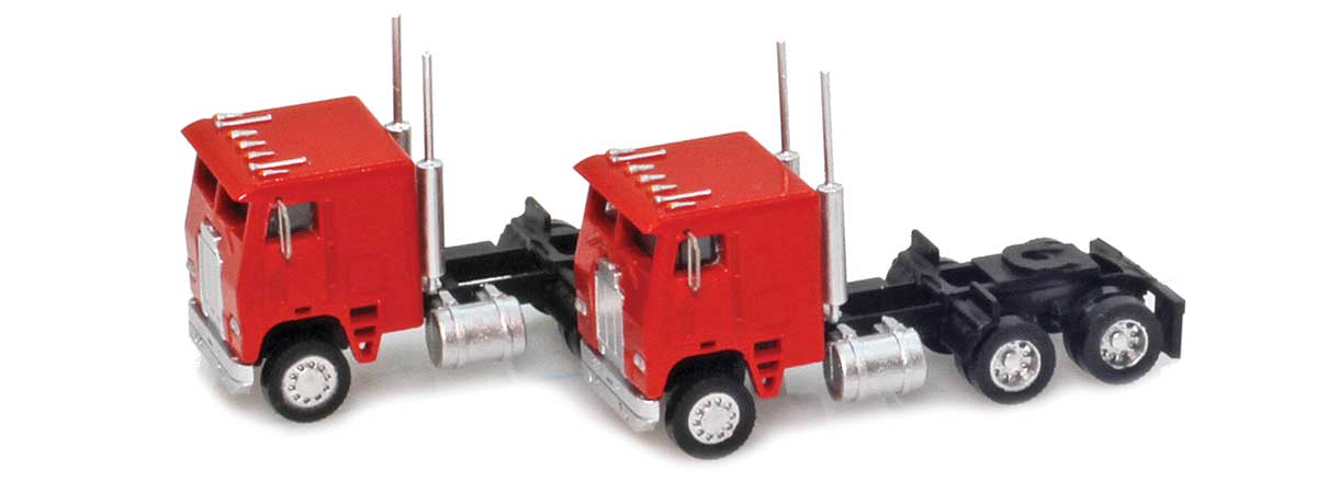 96202 Cab-Over Truck with Crew Cab | Red