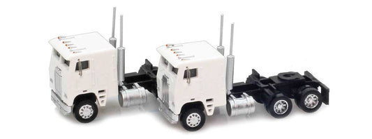 96201 Cab-Over Truck with Crew Cab | White