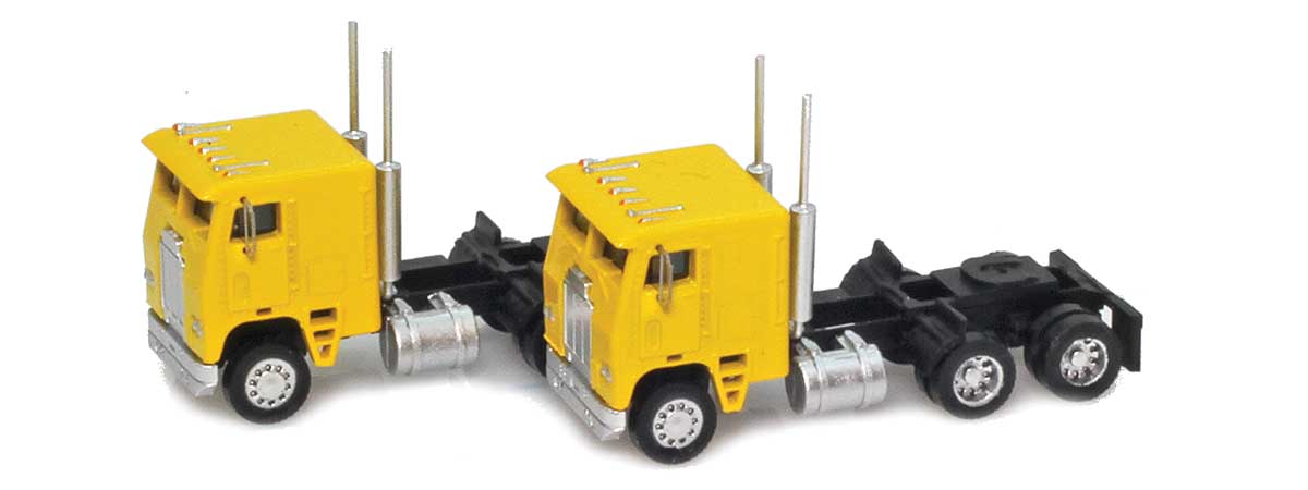 96206 Cab-Over Truck with Crew Cab | Yellow