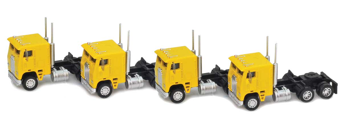 96226 Cab-Over Truck with Crew Cab | Yellow