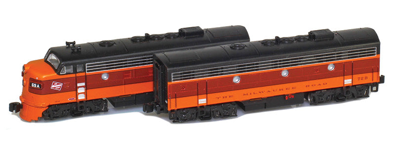 63005-1 EMD F7A & F7B | Milwaukee Road 69A, 72B