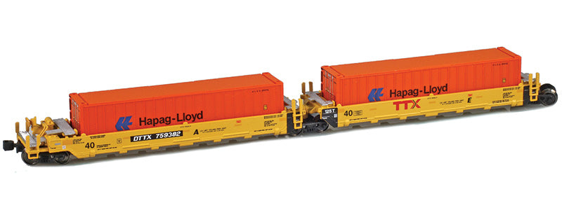 906503-3HL MAXI-I Set 5x Hapag-Lloyd containers | DTTX (New TTX Logo) 759364