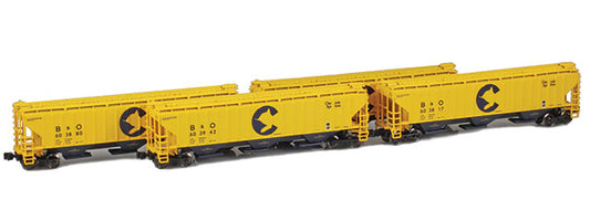 90924-1 PS2 CD 4750 Covered Hopper | B&O Chessie 603860, 603880, 603942, 603817