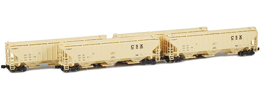 90933-1 PS2 CD 4750 Covered Hopper | CSX 249936, 249949, 250048, 250061