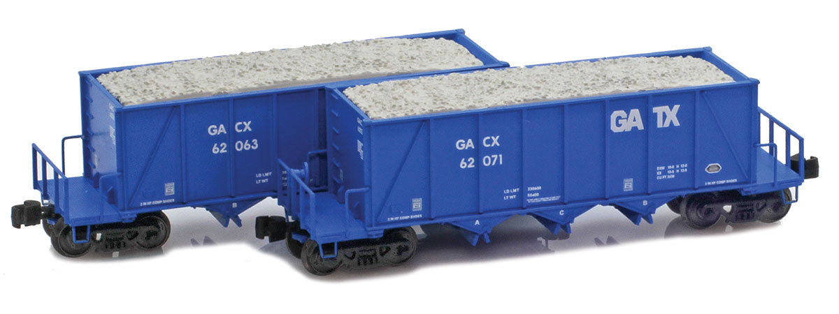 905356-2 Ortner 40' Hopper | GATX (GACX) 62062, 62079