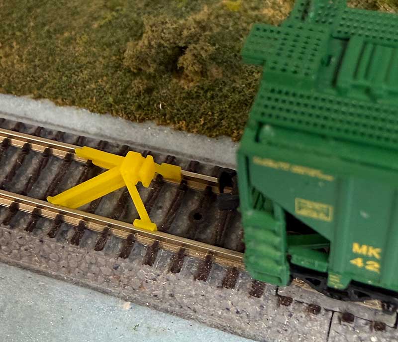 99004-2 Accessories | 4 brown track bumpers